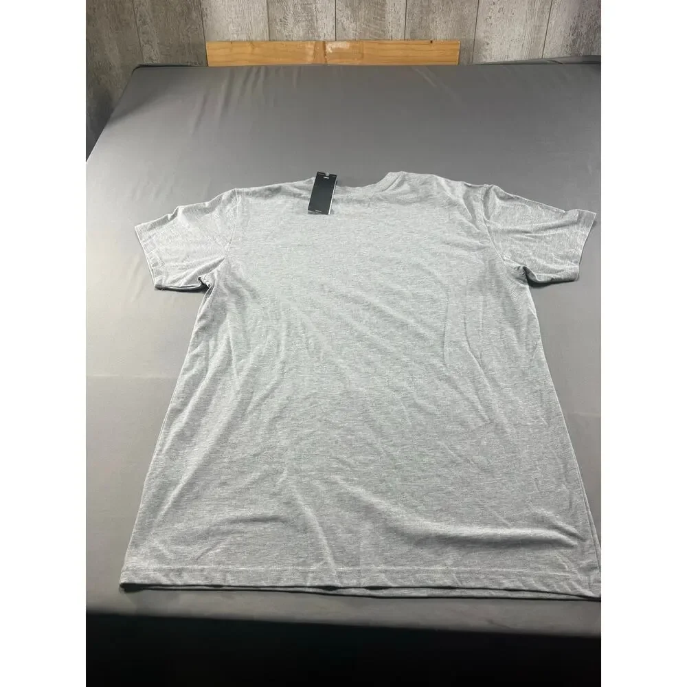 Aureon Mens Large Gray Performance T Shirt NWT Short Sleeve Athletic Logo Tee